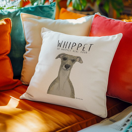 Whippet Real Good Cushion – Zoomies & Comfort Combined!