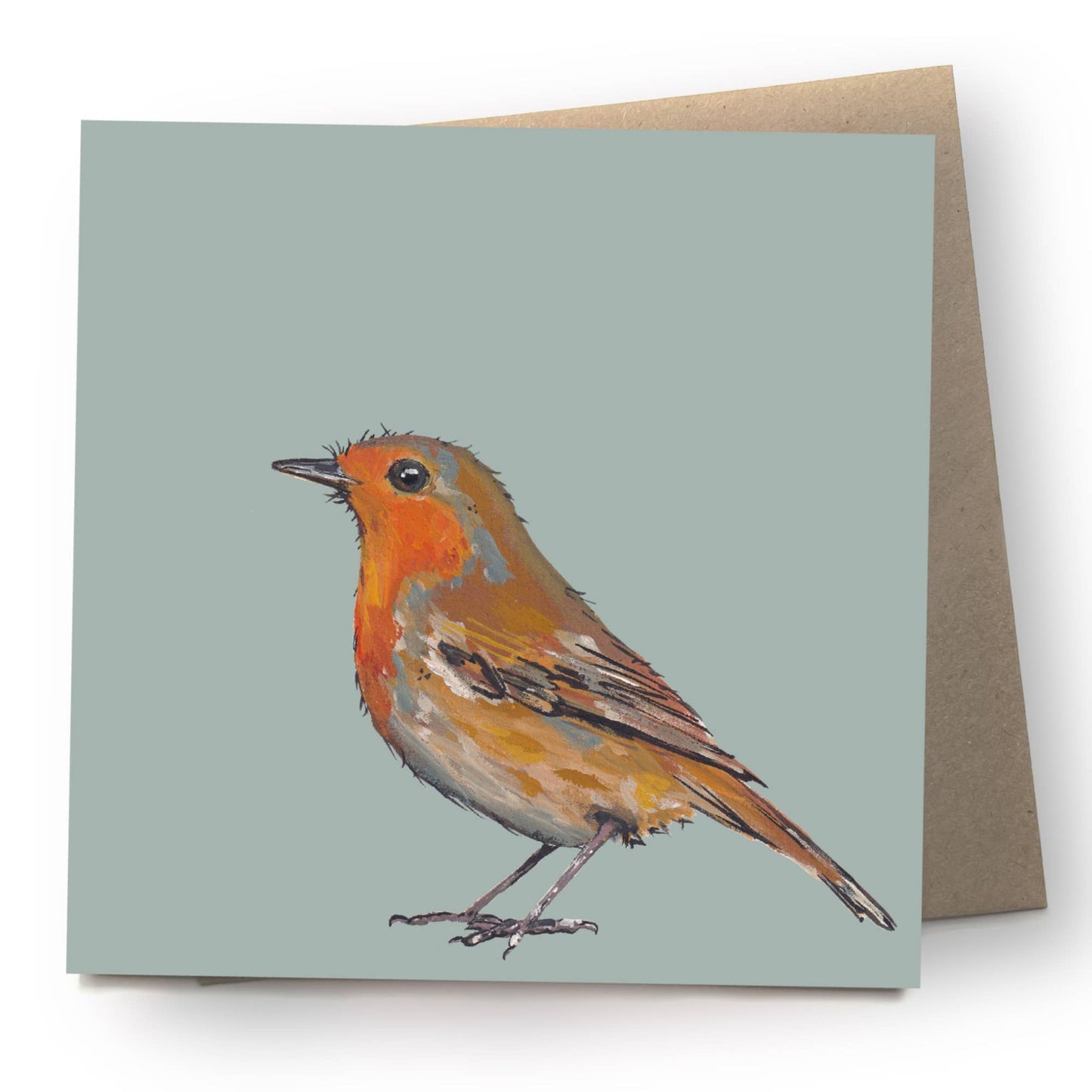 Robin Card | Eco | Recycled | Bird | Blank