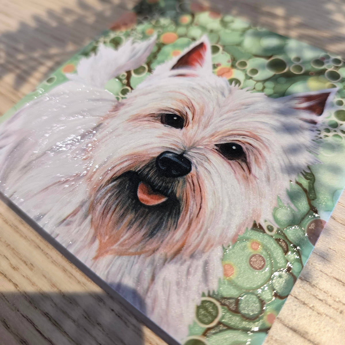 West Highland Terrier Dog Ceramic Coaster