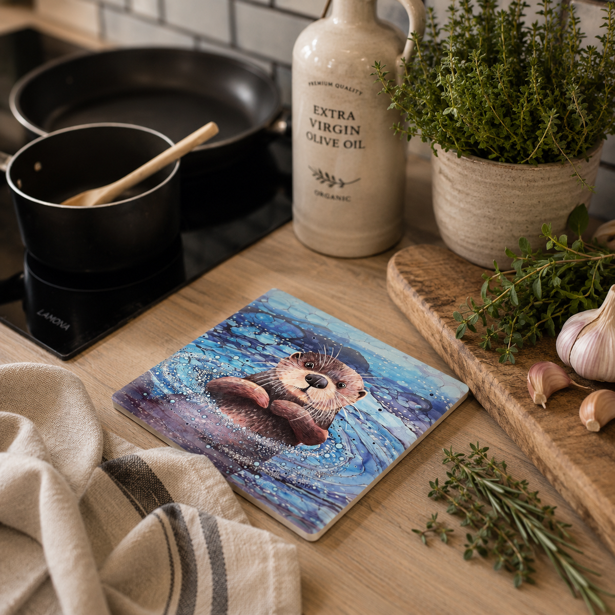 Otter Trivet, Otter Hot Pot Stand