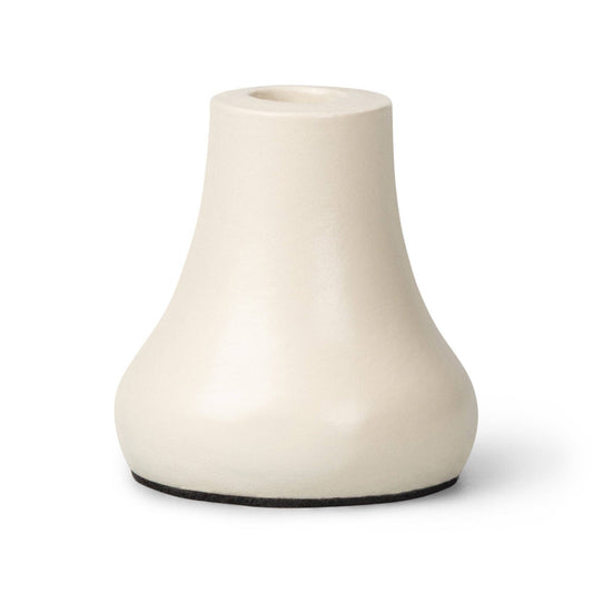 Thin Taper Candleholder in Pearl White - Set of 6