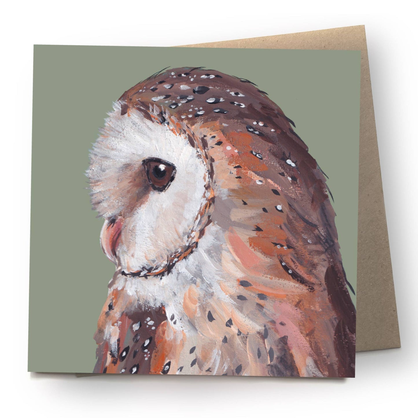 Barn Owl Card | Eco | Recycled | Bird | Blank