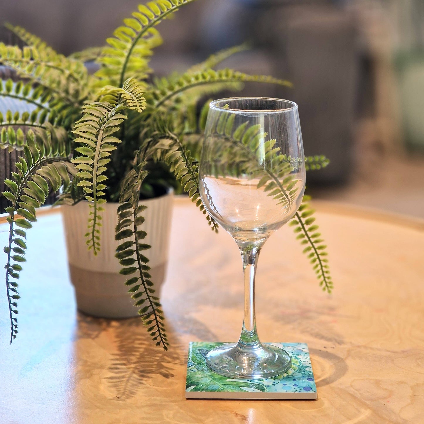 62-C Cheese plant Coaster