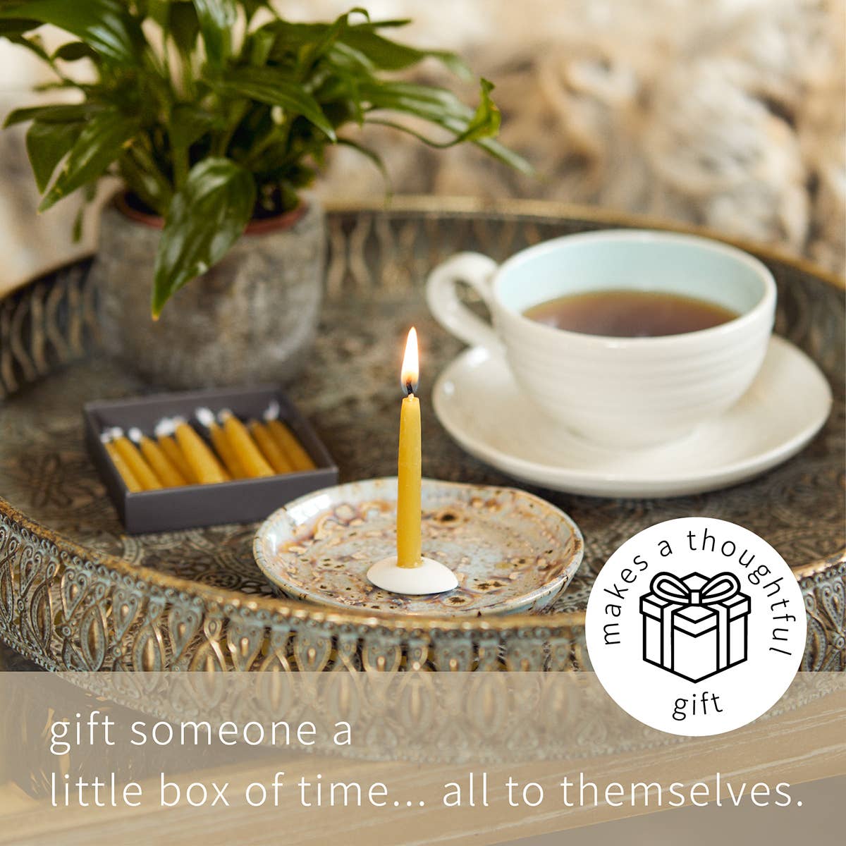 Twenty Minute Candles with Affirmation Cards