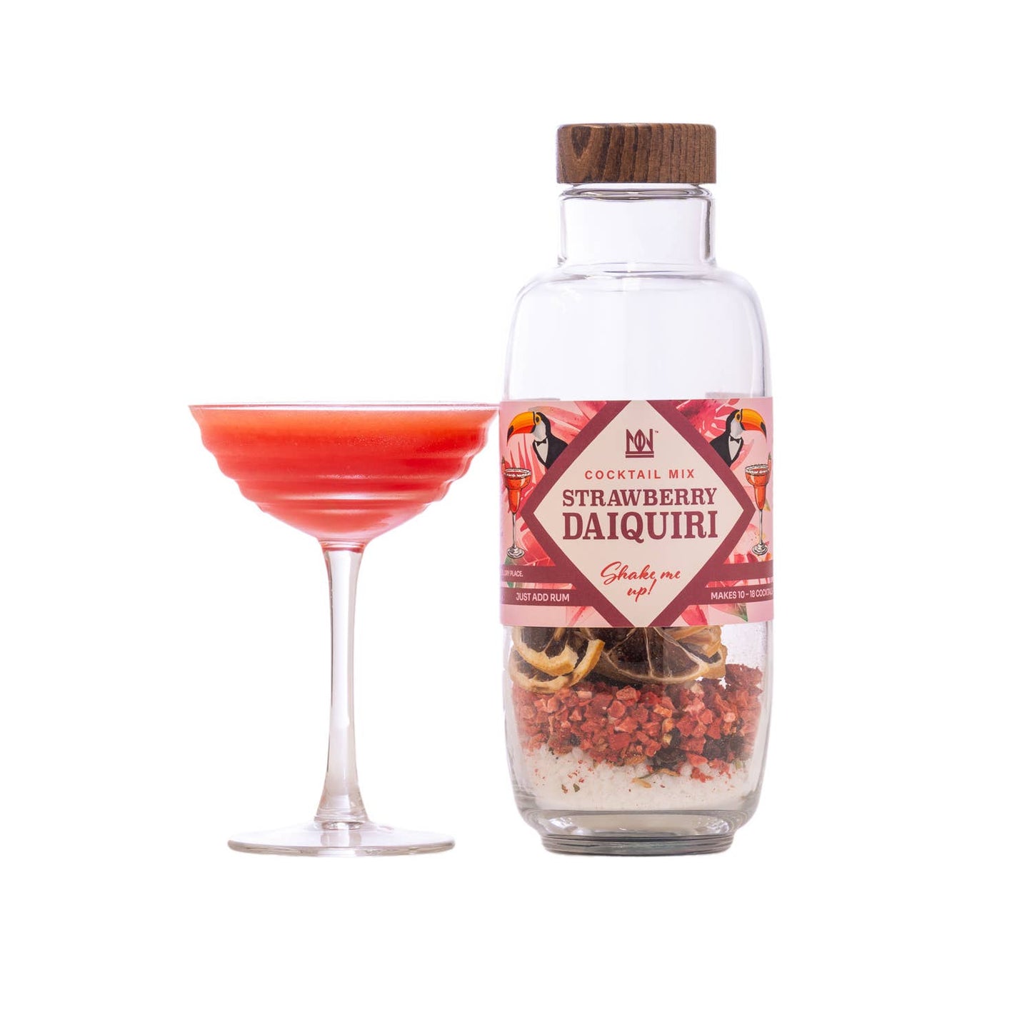 Strawberry Daiquiri Cocktail Making Kit by Natural & Noble