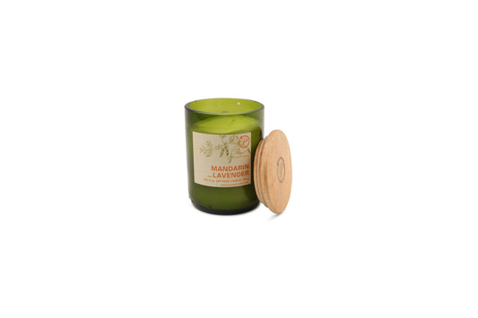 Paddywax Eco Recycled Glass Candle - Mandarin & Lavender