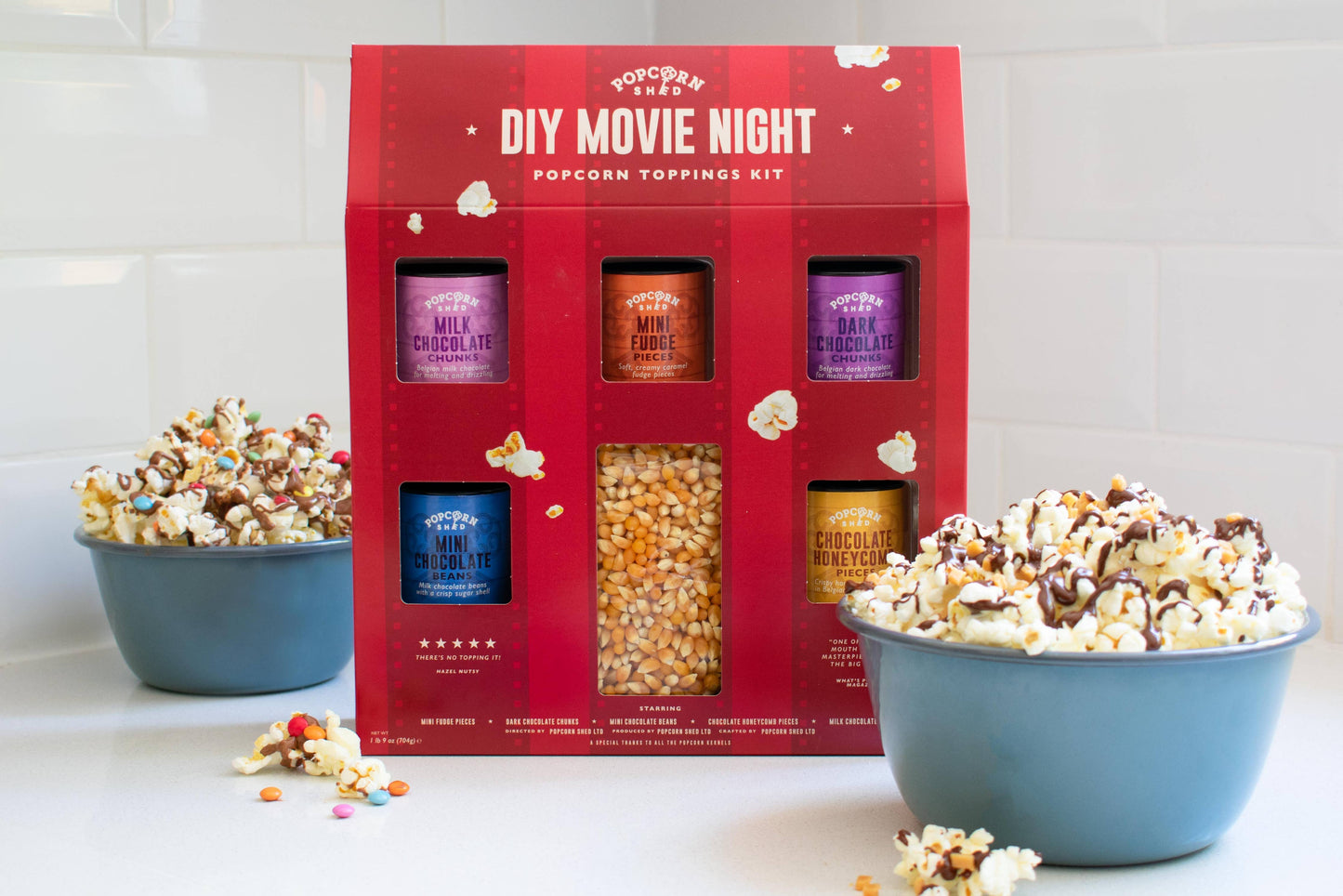 DIY Movie Night Popcorn Toppings Kit