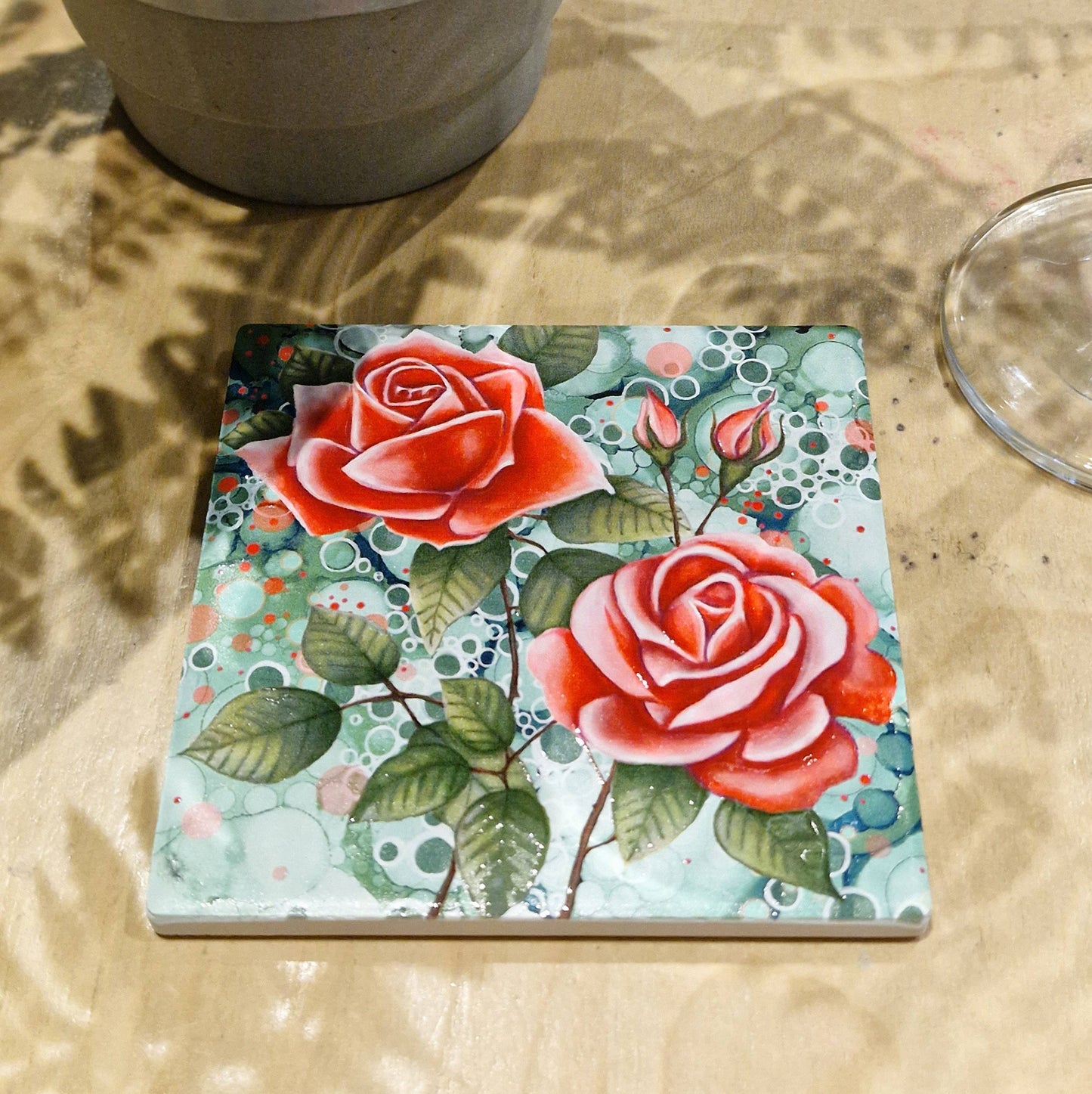 234-C Roses Coaster