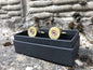 Upcycled shotgun cartridge cufflinks