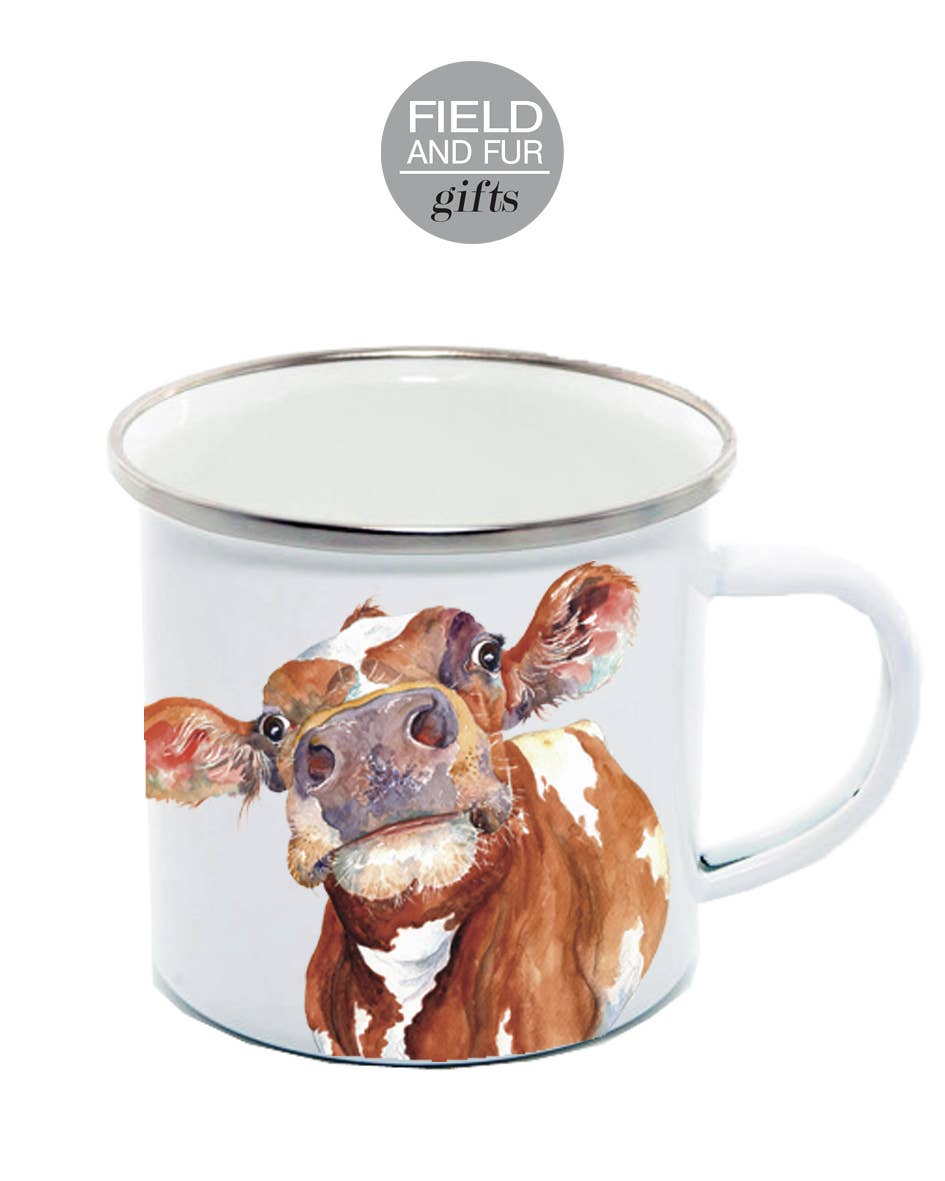 Enamel Mug, Holstein Cow, Keith