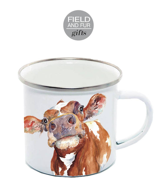 Enamel Mug, Holstein Cow, Keith