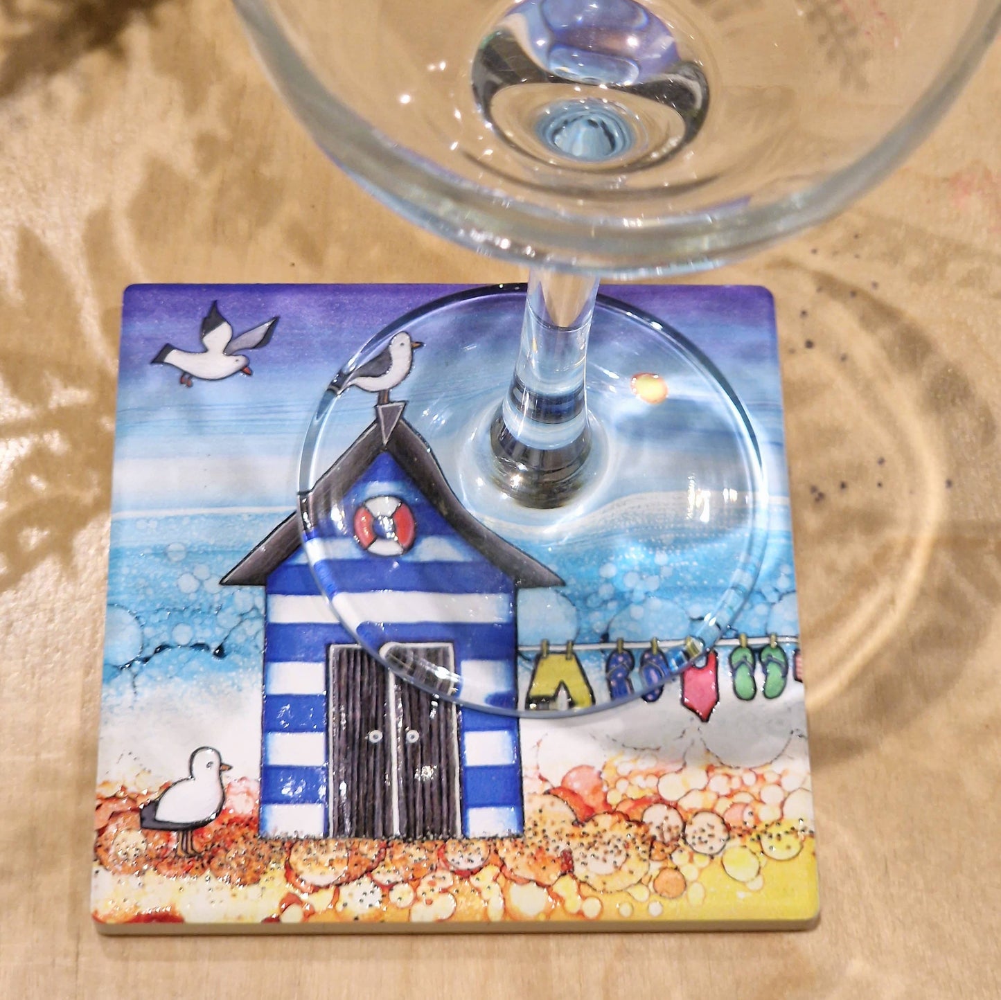 90-C BD Solo Beach Hut Coaster