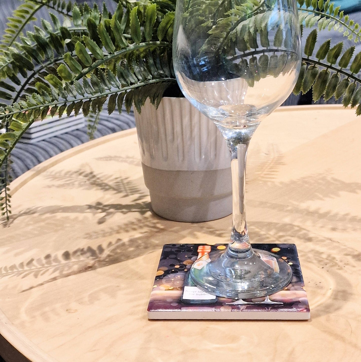 237-C Bubbly Wine Coaster