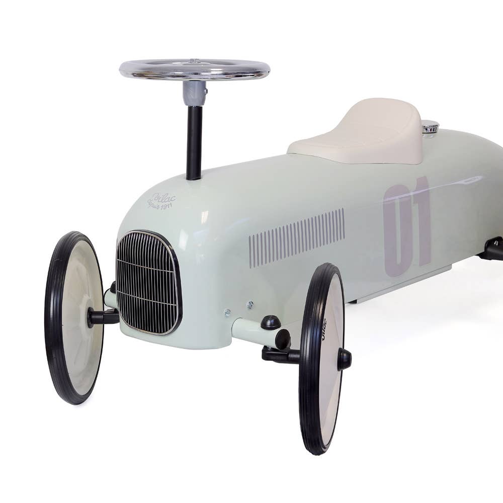 Vilac Sage Metal Ride-On Car Vintage Style Toy Vehicle