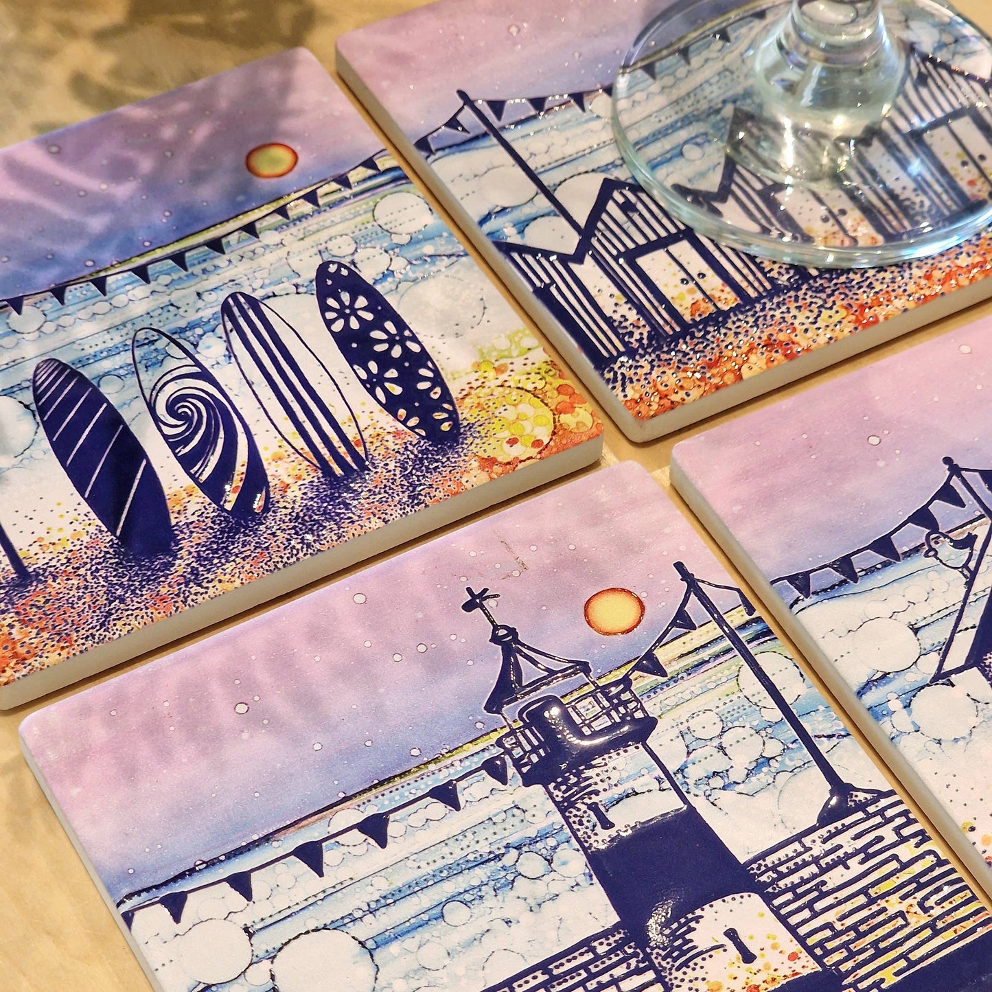 130-C Lighthouse (CR) Coaster
