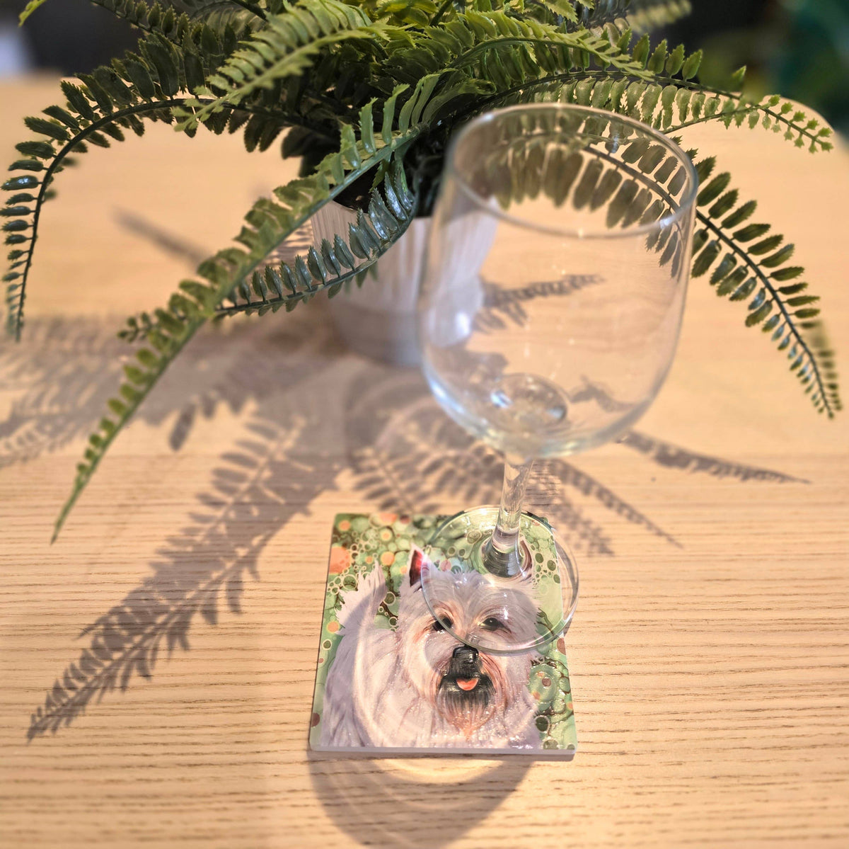West Highland Terrier Dog Ceramic Coaster