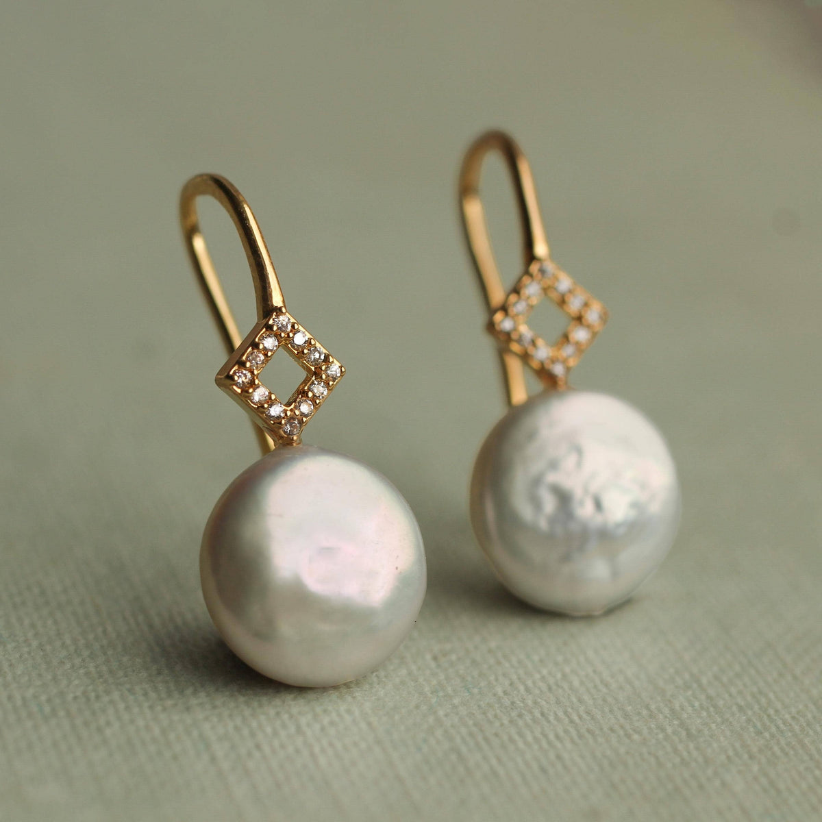 Baroque Freshwater Pearl Earrings
