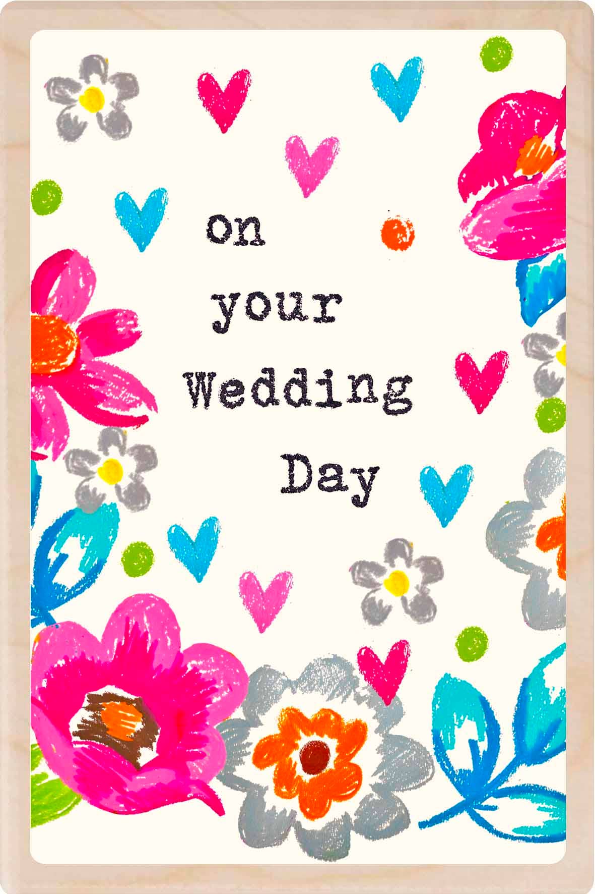 Wedding Day - Eco-friendly card