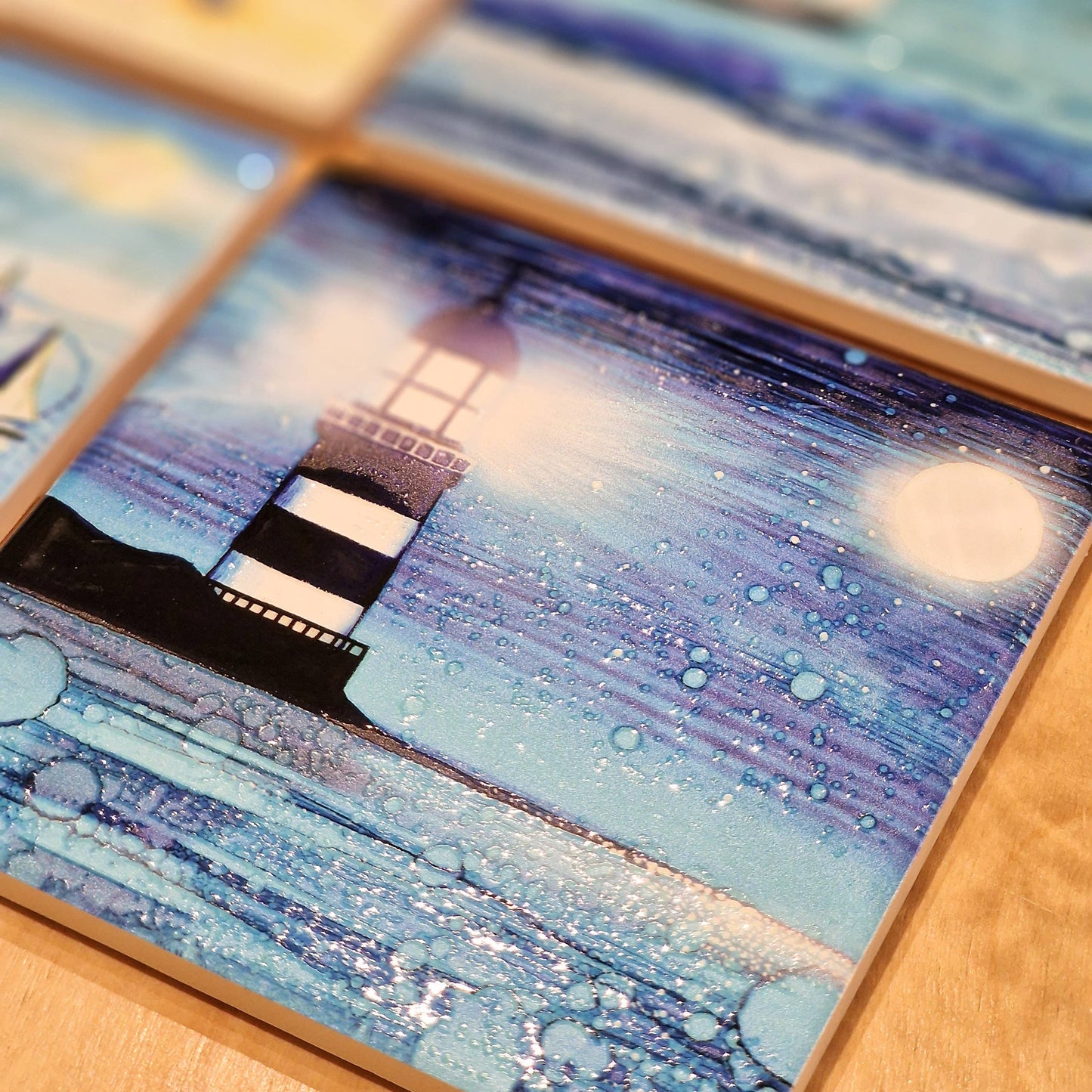 84-C Nautical Lighthouse Coaster