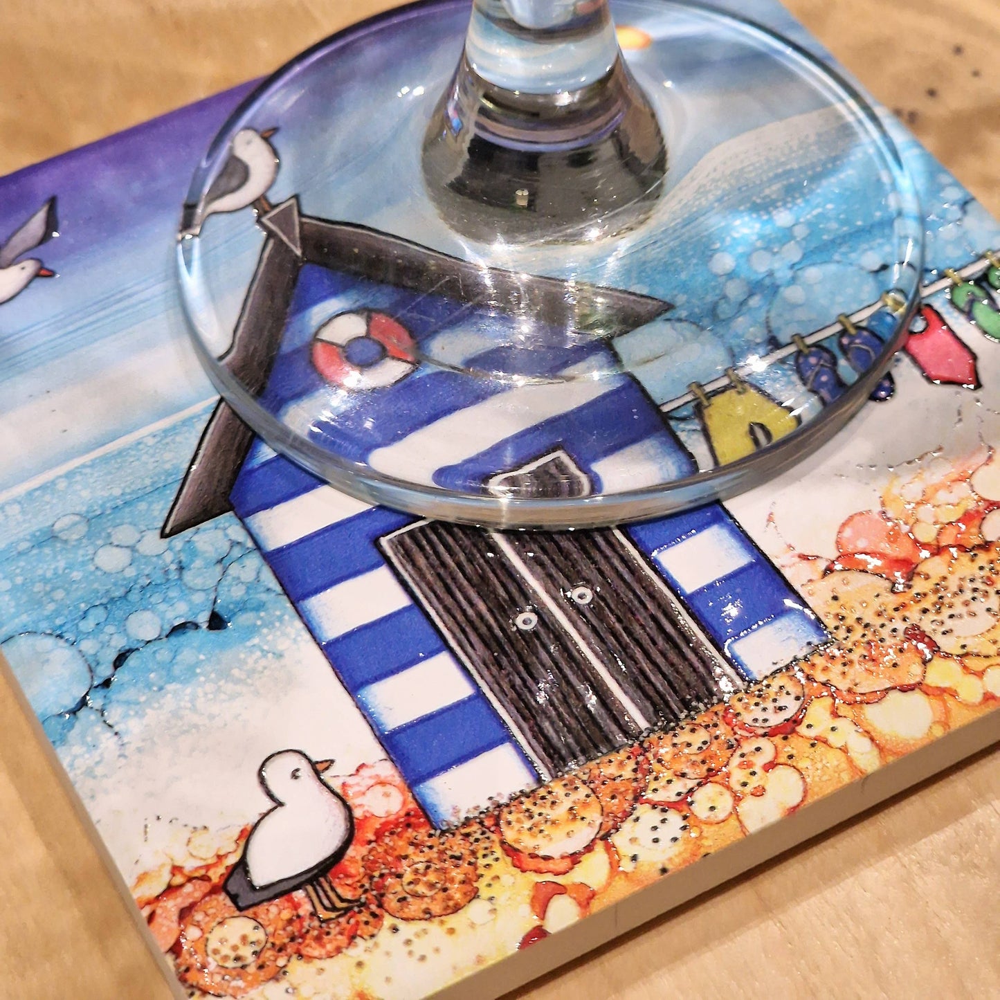 90-C BD Solo Beach Hut Coaster
