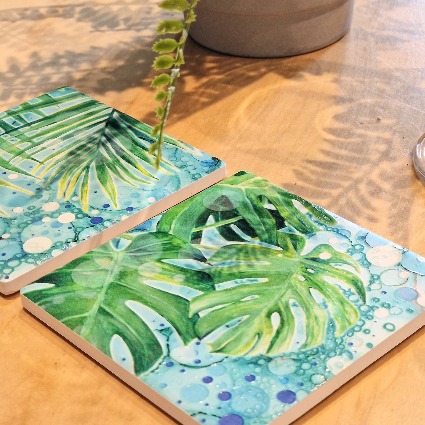 62-C Cheese plant Coaster