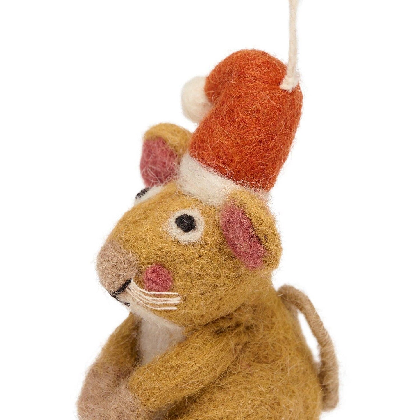 Christmas Mouse Felt Bauble