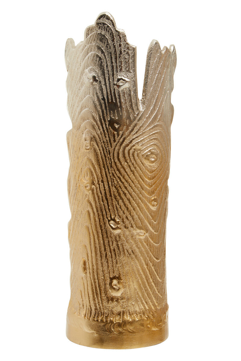 Dion Small Ombre Silver and Gold Finish Candle Holder