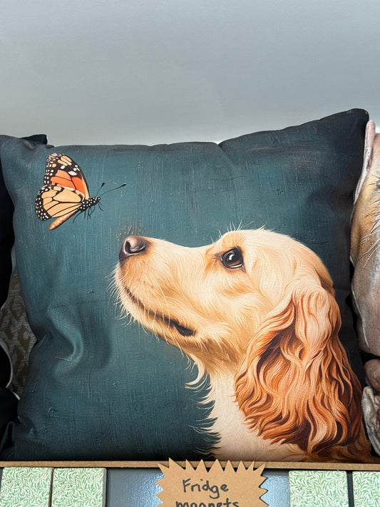 Cocker Cushion 45 x 45