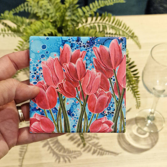 65-C Tulips Coaster