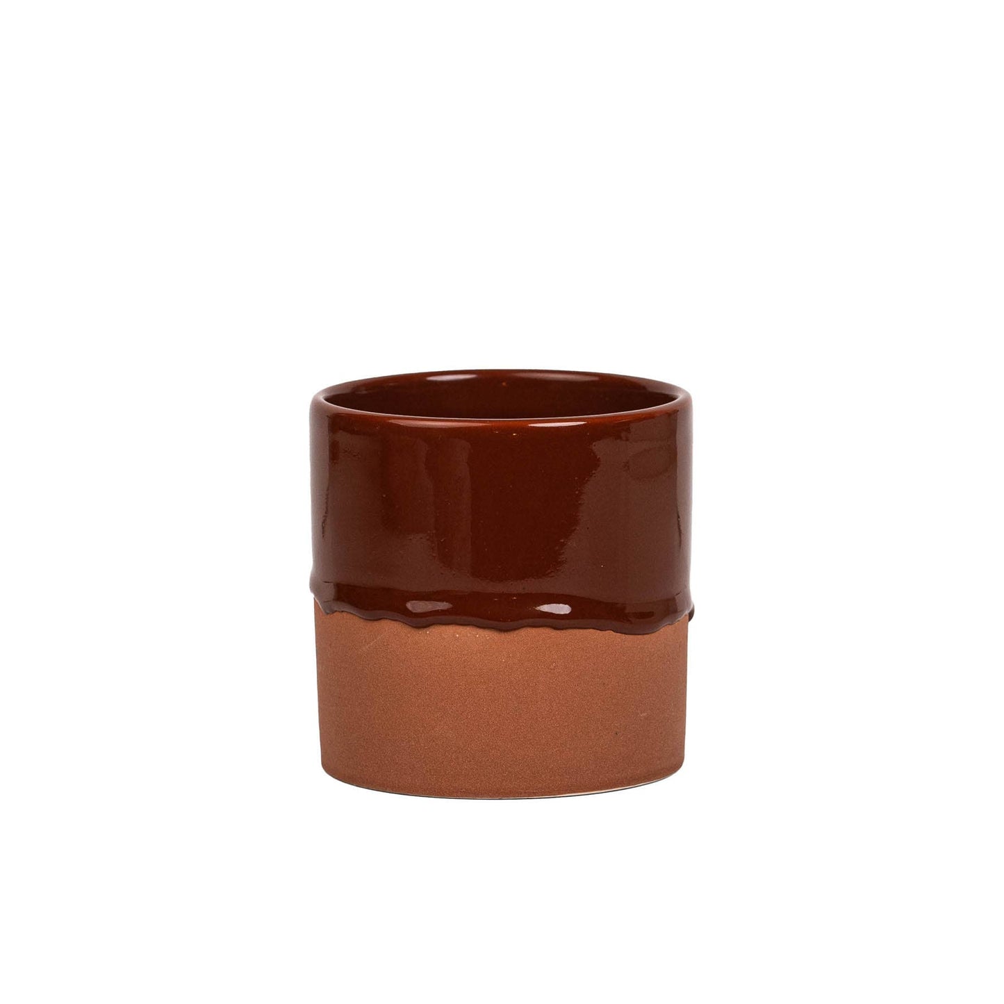 Drip Ceramic Planter Small - Terracotta T