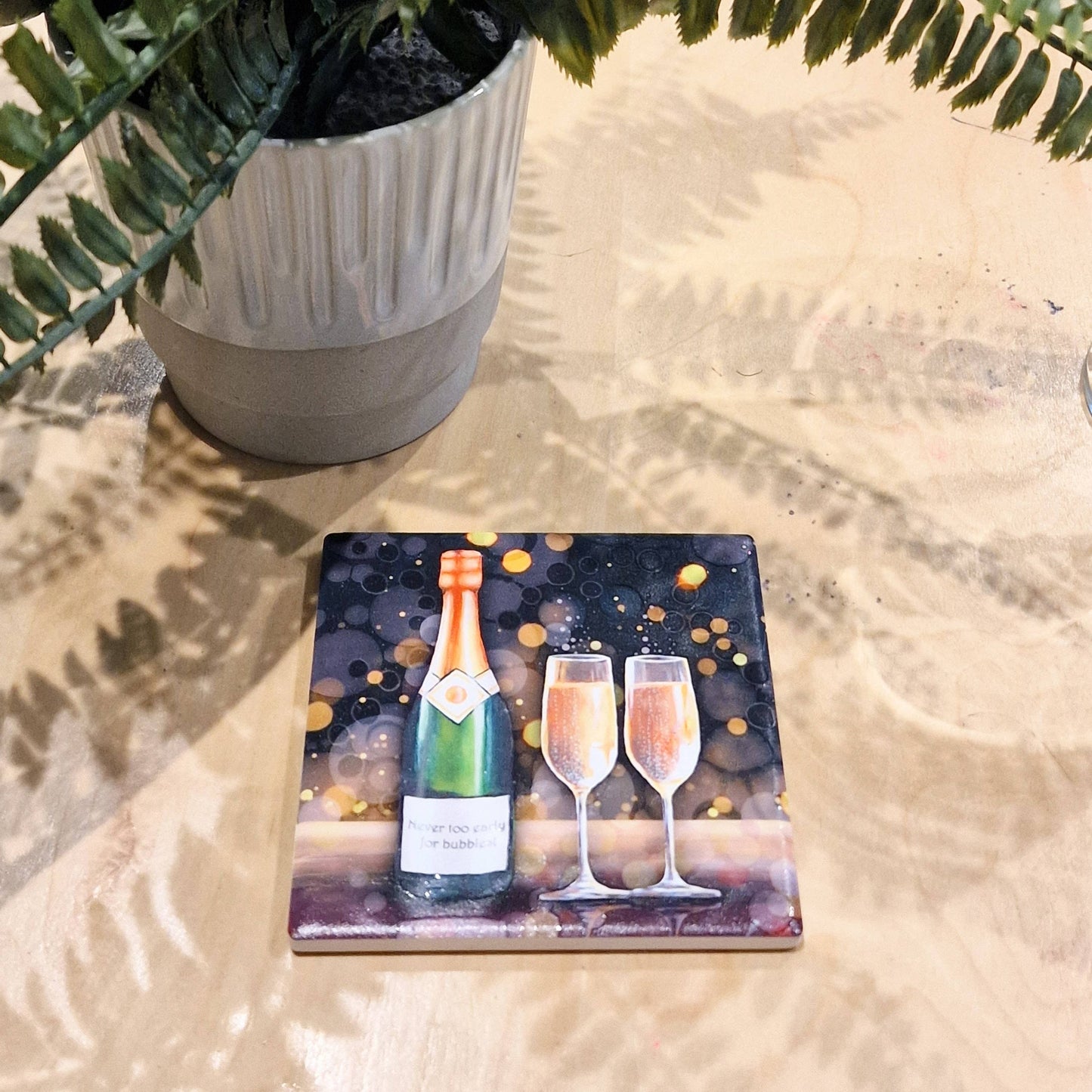 237-C Bubbly Wine Coaster