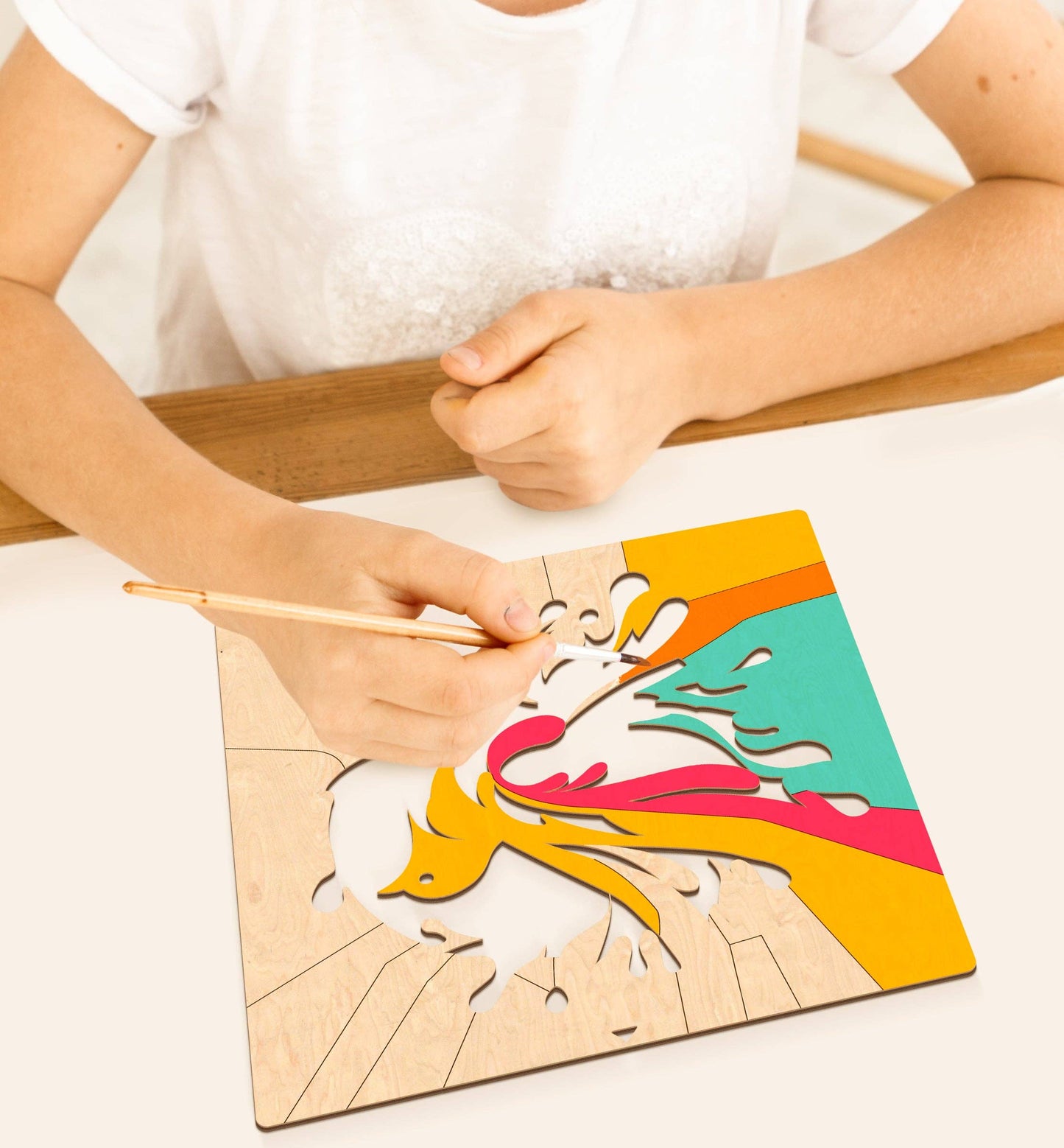 Wooden Hummingbird Art craft Kit