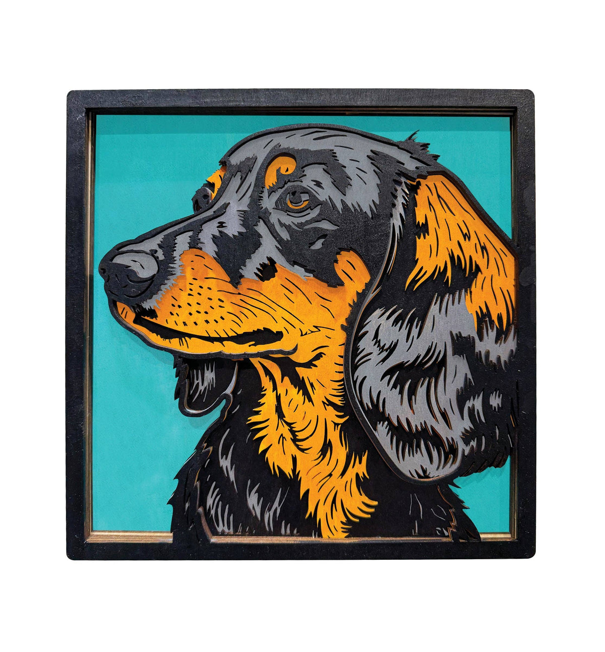 Wooden Sausage Dog Art Craft Kit