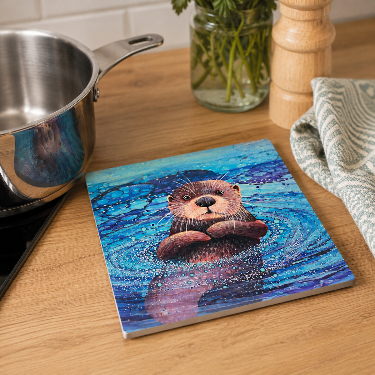 Otter Trivet, Otter Hot Pot Stand