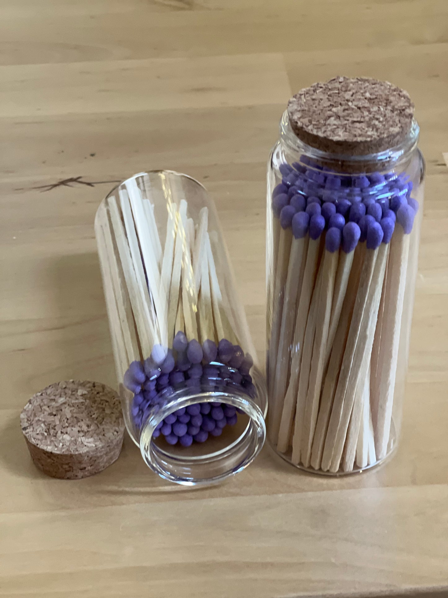 Matches in Glass Bottle