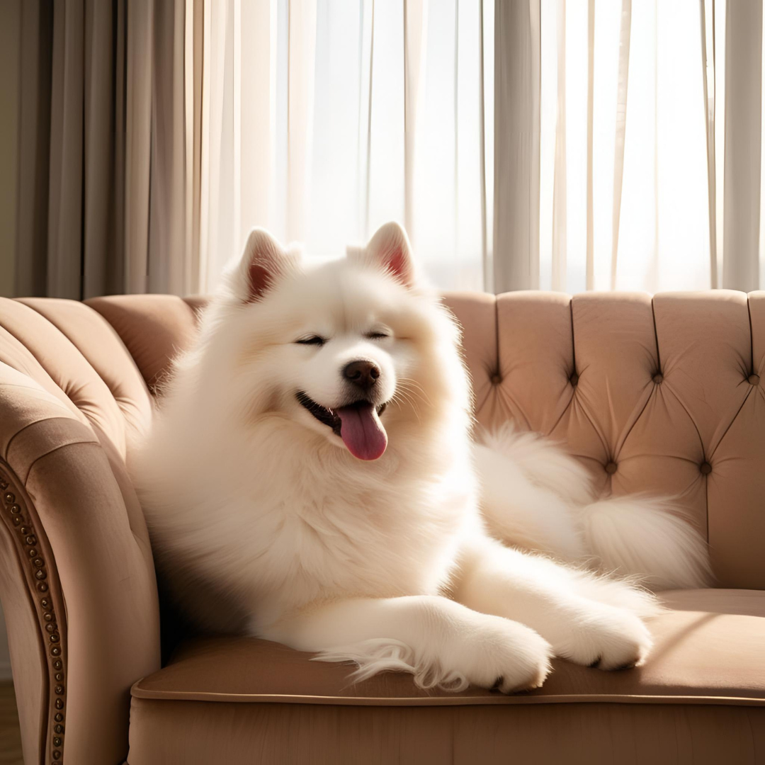 Samoyed Cushion Cover: Everyone’s Friend, Even the Burglar – Add Some Fun to Your Couch!