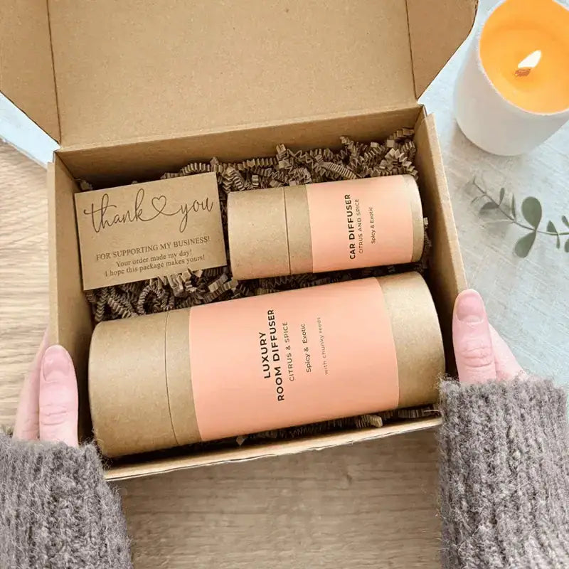 Car And Home Gift Set – Citrus & Spice