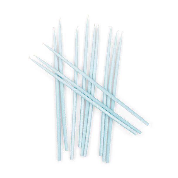 Thin Taper Candles - Powder Blue