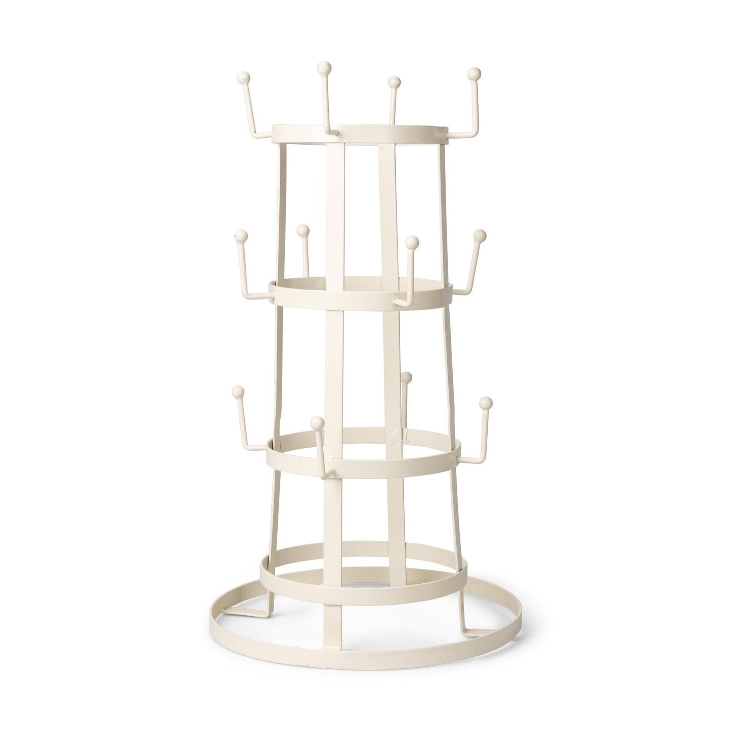 Pearl White - Mug Tree for 12 Mugs