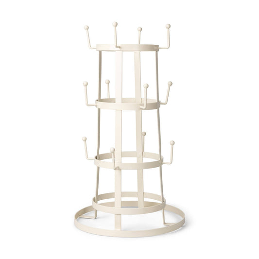 Pearl White - Mug Tree for 12 Mugs