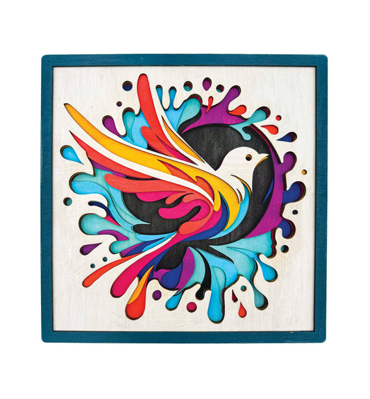 Wooden Hummingbird Art craft Kit