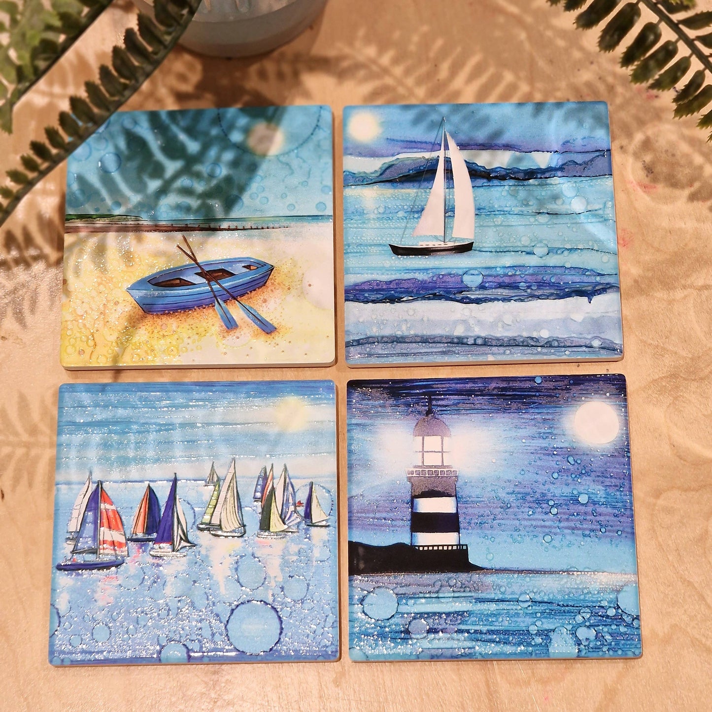 84-C Nautical Lighthouse Coaster