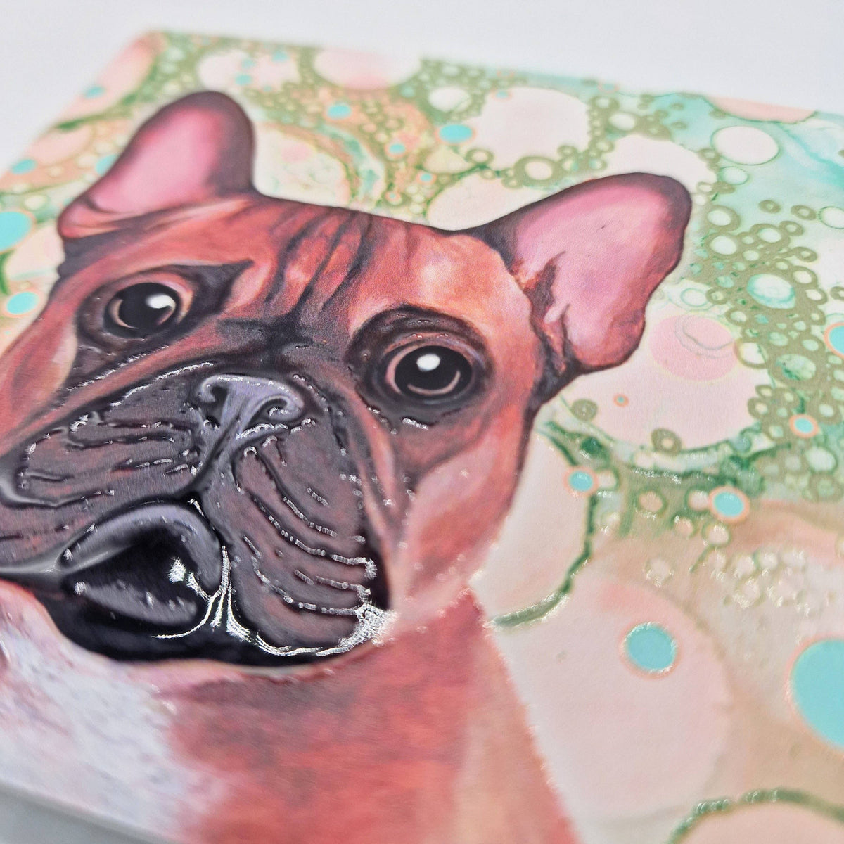 French Bulldog Dog Ceramic Coaster