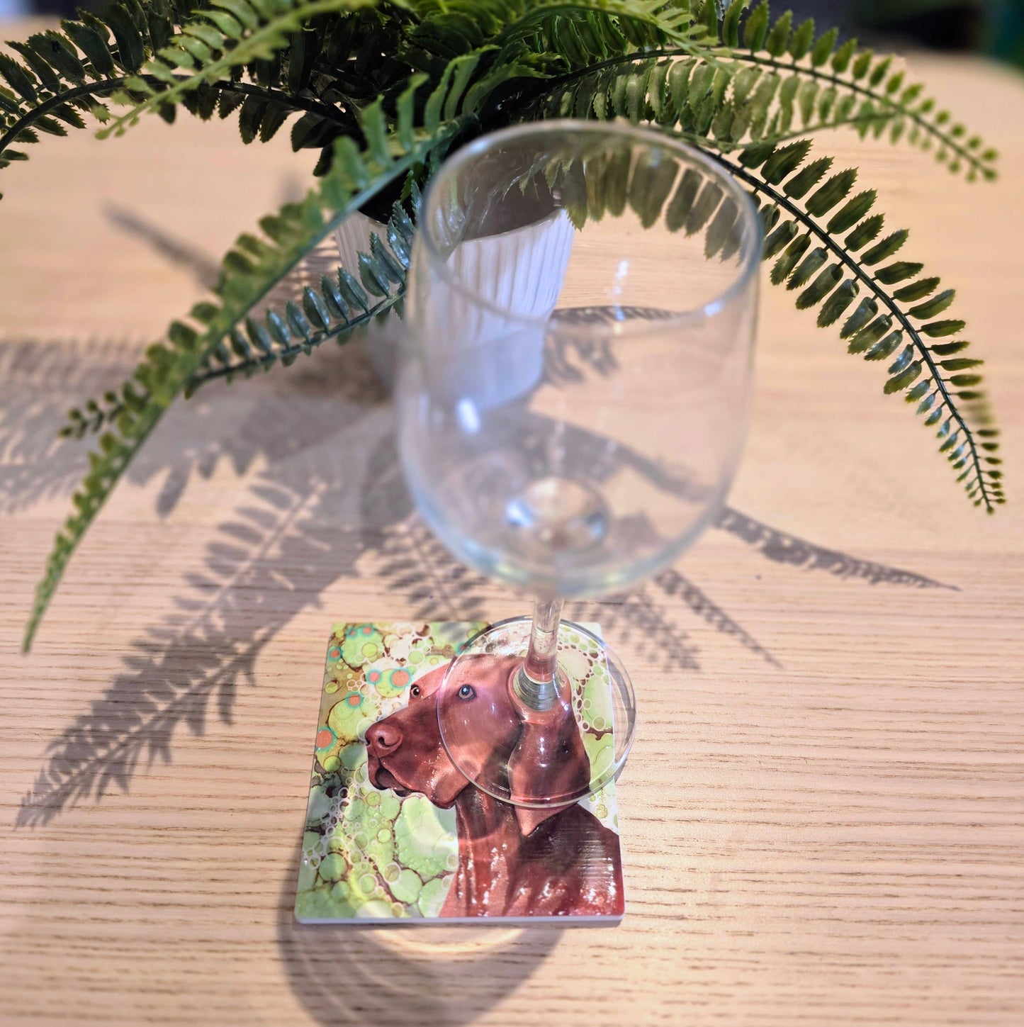 226-C Fox Red Vizsla Coaster