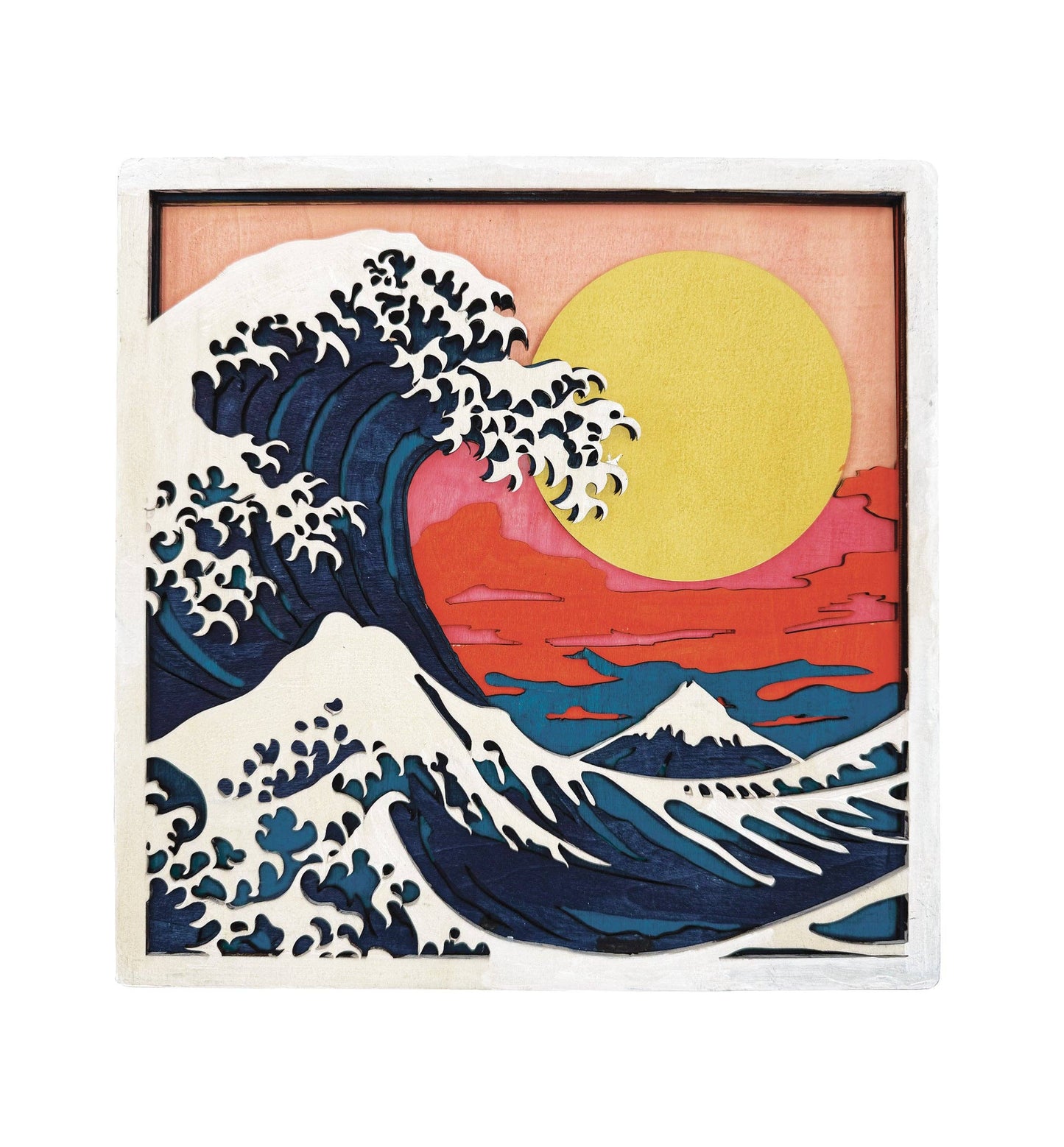 Wooden Great Wave Art Craft Kit