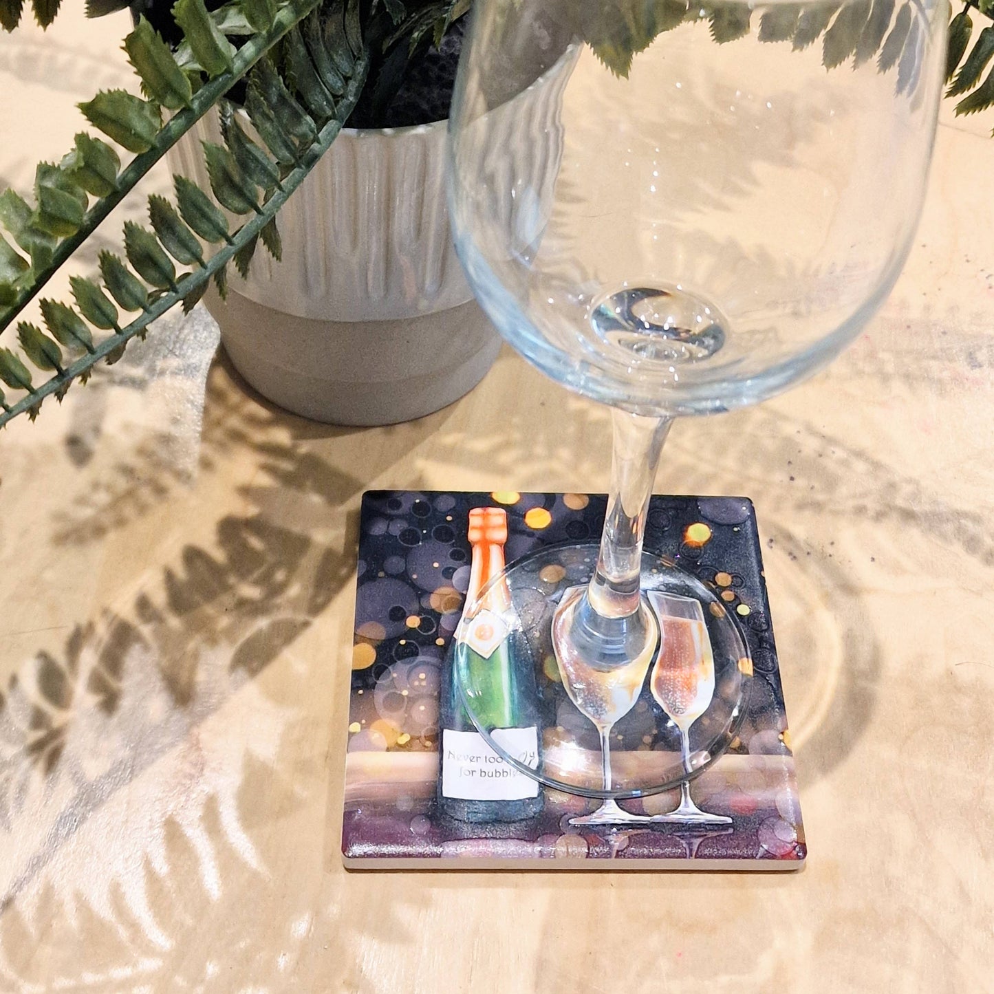 237-C Bubbly Wine Coaster