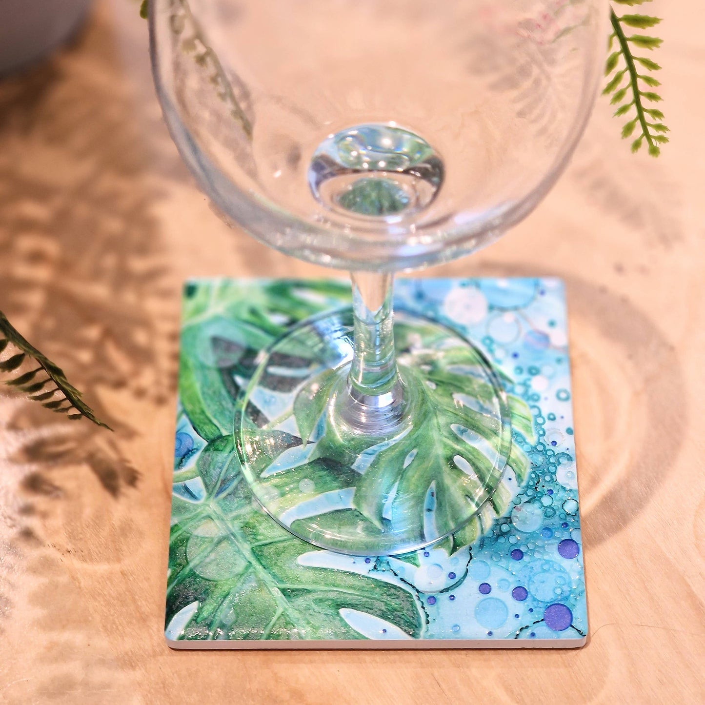 62-C Cheese plant Coaster