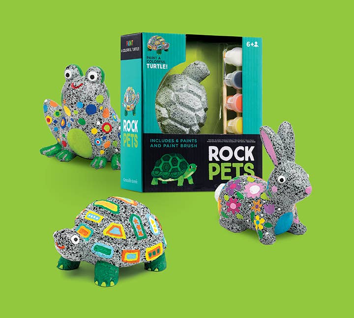 Crocodile Creek Rabbit Rock Pets Painting Set Art & Craft