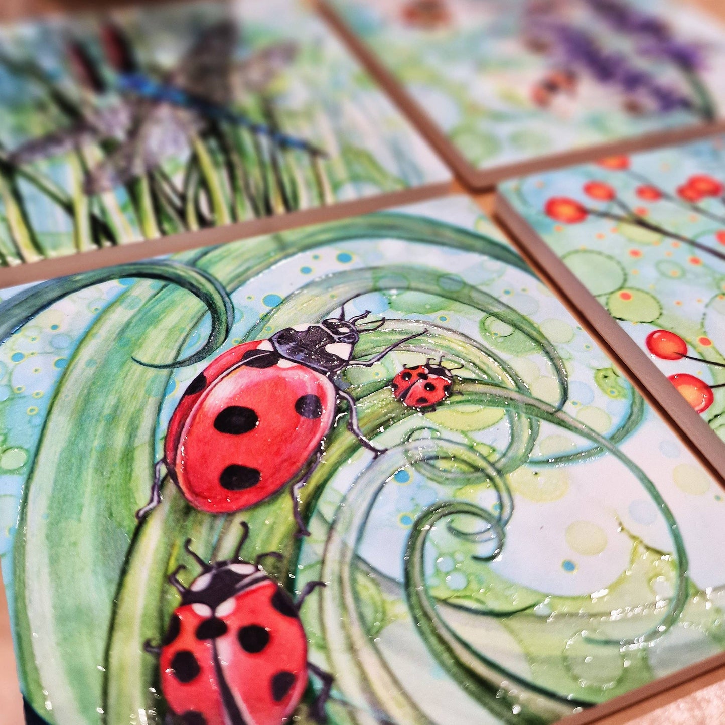 188-C  Ladybird Coaster