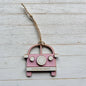 Adventure Wooden Engraved Campervan Hanging Decoration